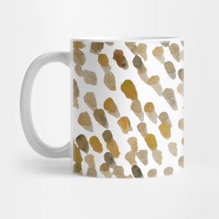 Imperfect brush strokes - brown Mug